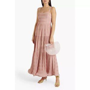 Jonathan Simkhai Celeste Maxi Dress in Porcelain Pink  Sz: 6